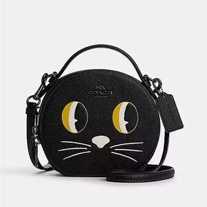 Like new! Coach Canteen Crossbody Bag With Halloween Cat